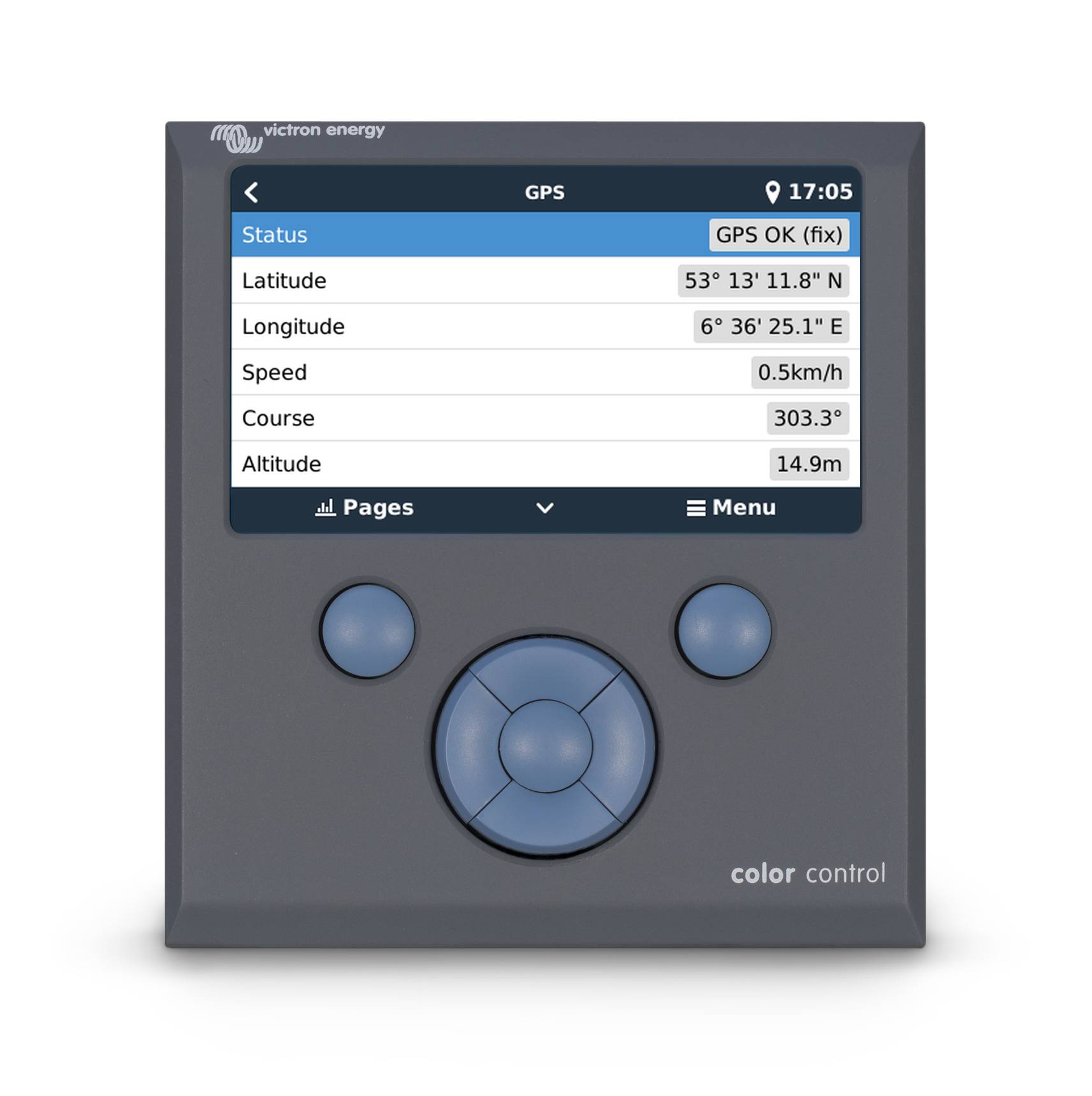 Color Control GX screen - GPS thumbnail