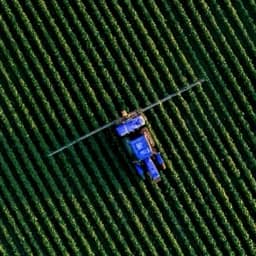 Irrigation system on farmland